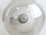 a glass ball with a light inside of it