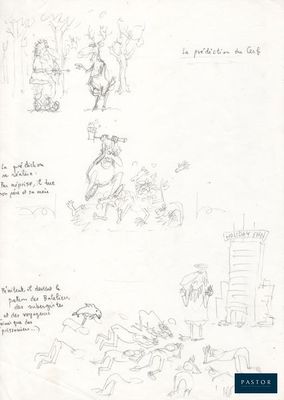 un vieux livre avec un dessin représentant un homme à cheval, puis un autre dessin représentant un homme à cheval, puis encore un autre dessin représentant un homme à cheval