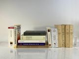 a lot of books on the table together on the table