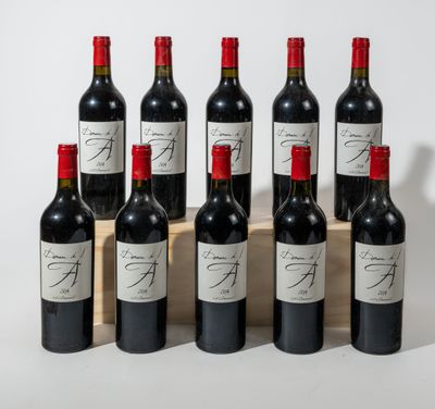 10B - DOMAINE DE L'A (Caisse Bois d'origine de 12 sans pavil…