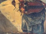 an image of a painting of a woman holding a bird