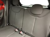 a seat belt in the back of a car