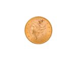 an image of a gold coin on a white background