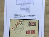 envelope with air afrique on it sitting on a wooden table