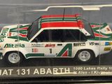 a model of a car in a display case