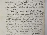 a letter written in black ink on a piece of paper