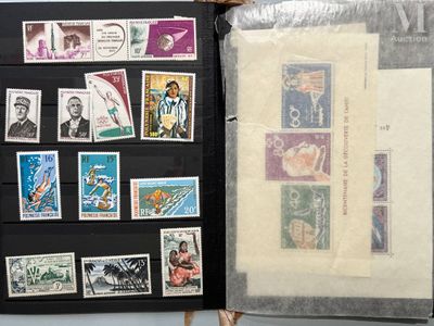 a picture of an open book with stamps on it