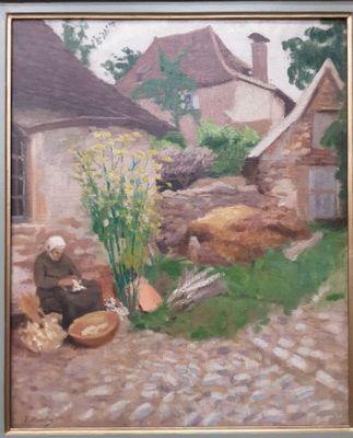MADELINE Paul (1863-19120). "Village de la creuse".
