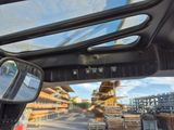 a view of a construction site from inside of a vehicle