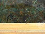 a picture of a picture of a painting on a window sill