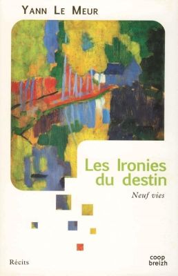 the cover of the book les ironies du destin by yan le meur