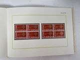 a picture of a book with stamps on it