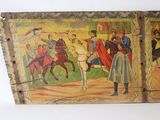 a picture of a painting on the wall of a building