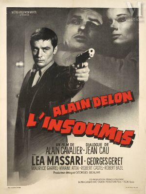 a movie poster for the film l ' am delon l ' insquame