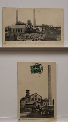Lavaveix Les Mines : Lot de 2cpa. HM 8 et 9. Cartes rares. T.B.E.