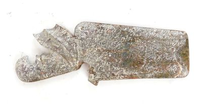 a piece of metal that has been left on the ground