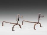 paire de pattes de cheval anciennes en fonte