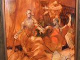 a painting of a painting of a man and a woman
