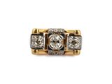 an antique diamond and gold ring