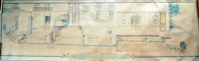 une image d'un tableau sur le mur d'un bâtiment