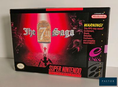 une image d'une boîte de jeu Nintendo sur laquelle figure le titre « The 7th Song »