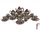 a picture of a set of tea and coffee cups and saucers