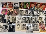 many pictures of men and women on a sheet of paper