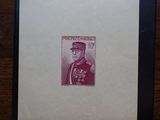a stamp with a picture of a man in uniform on it