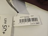 a brown purse with a price tag attached to it