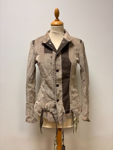 MARITHÉ ET FRANCOIS GERBAUD – Veste blazer en polyester et coton ...