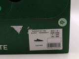 a green box with a white label on it