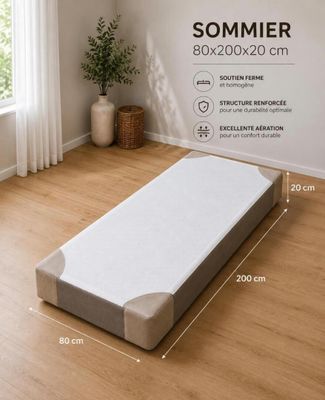 la taille d'un matelas dans une pièce avec un parquet