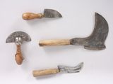 several different types of tools are displayed on a white surface