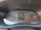 a close up of a car dashboard with a speedometer