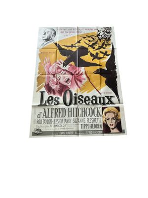 Affiche du film « Les oiseaux » de Alfred Hitchcock avec Rod…