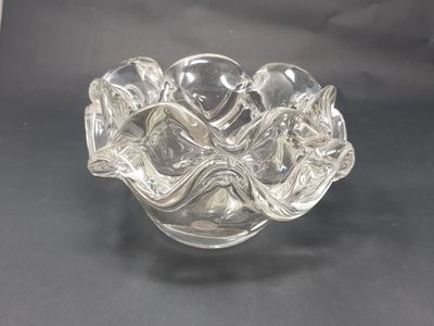an image of a glass bowl on a table