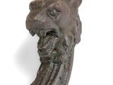 an image of a lion head door handle