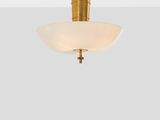 an image of a ceiling light with a white glass shade