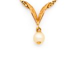 un gros plan d'un collier orné d'une perle