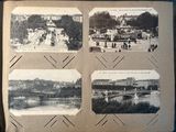 quatre illustrations représentant une vue de la ville, tirées d'un livre