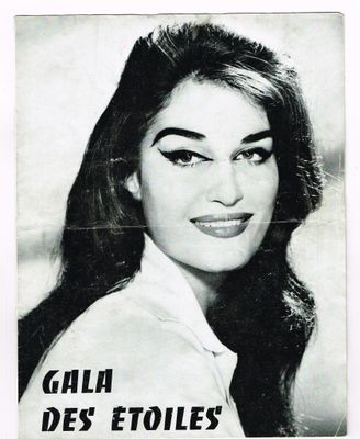 DALIDA / Programme du "Gala des Etoiles" organisé par l'Asso…