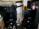 a picture of a cluttered room with a lot of clutter on the floor