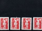 an image of a group of stamps with a picture of a woman on them