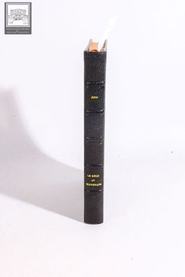an image of a black book on a white background