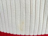 a close up of a sweater with a pattern on it