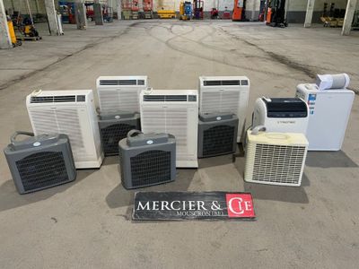 - LOT DE 6 CLIMATISEURS 230V - Energie : EL - Tva récupérabl…