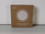 a cardboard box with a picture of a speaker on it