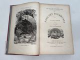 an open book with a picture of a man on a horse