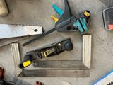 many tools that are laying out on the floor