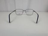 a close up of a pair of glasses on a white surface